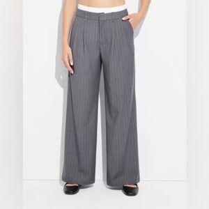 NEW High-Rise Wide Leg Boxer Trousers - Wild Fable